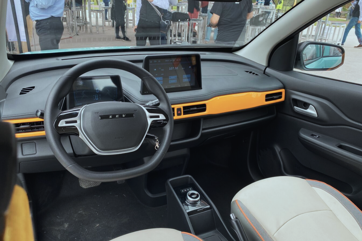 El E-WAN Lite es el auto eléctrico más barato de México.