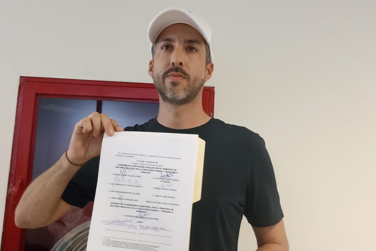 El documento está firmado por diferentes candidatos de la coalición.