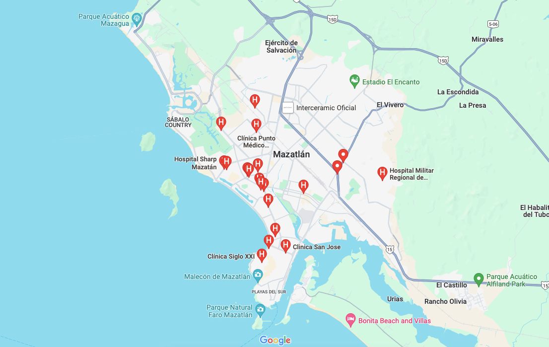 Hospitales en Mazatlán