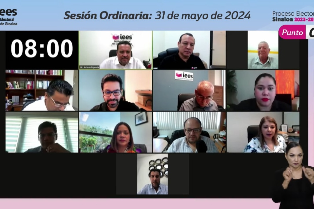 Los representantes de dichos partidos aprovecharon la sesión ordinaria del 31 de mayo del Instituto Electoral del Estado de Sinaloa (IEES), para mostrar su inconformidad en contra del Tribunal local. 