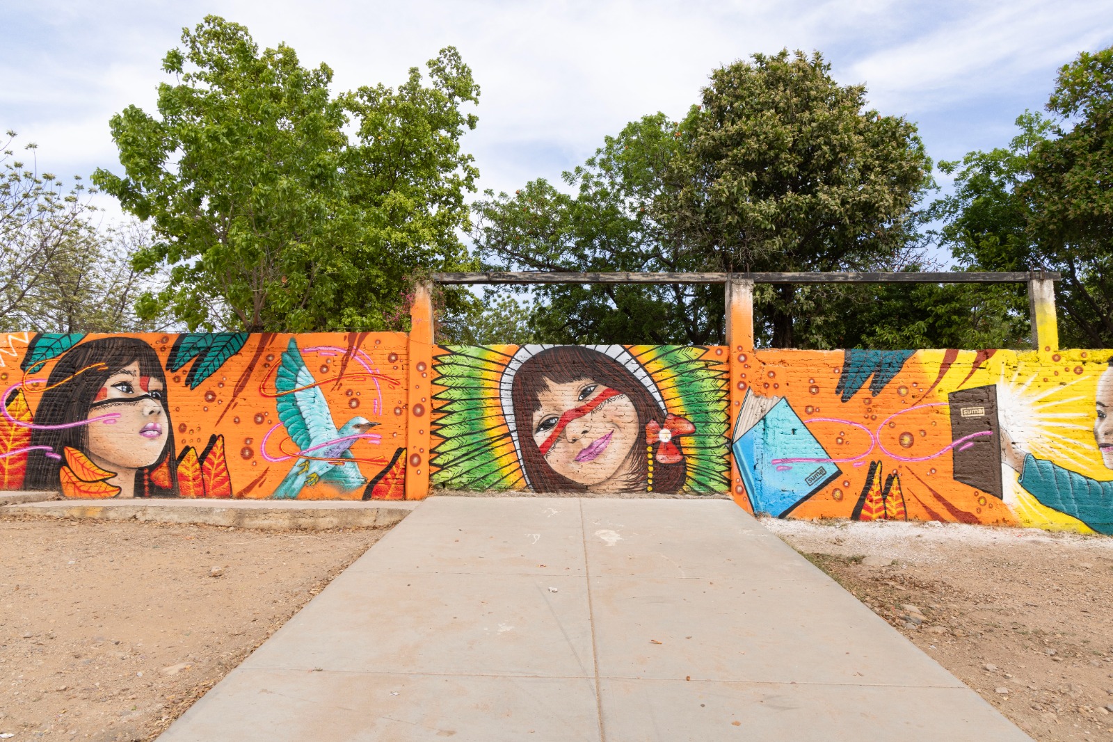 mural vamos pintando