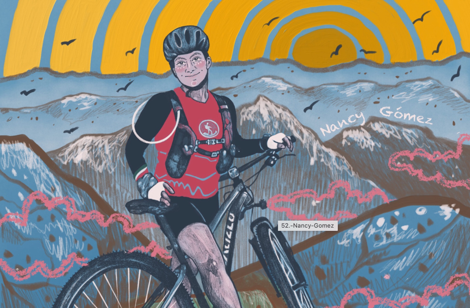 Nancy Gómez, Ciclismo, Haz deporte como niña