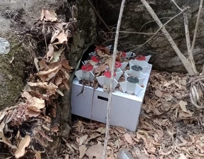 bombas encontradas en la sierra de concordia