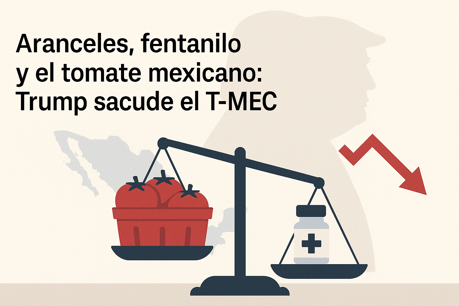 Tomate mexicano, aranceles y fentanilo