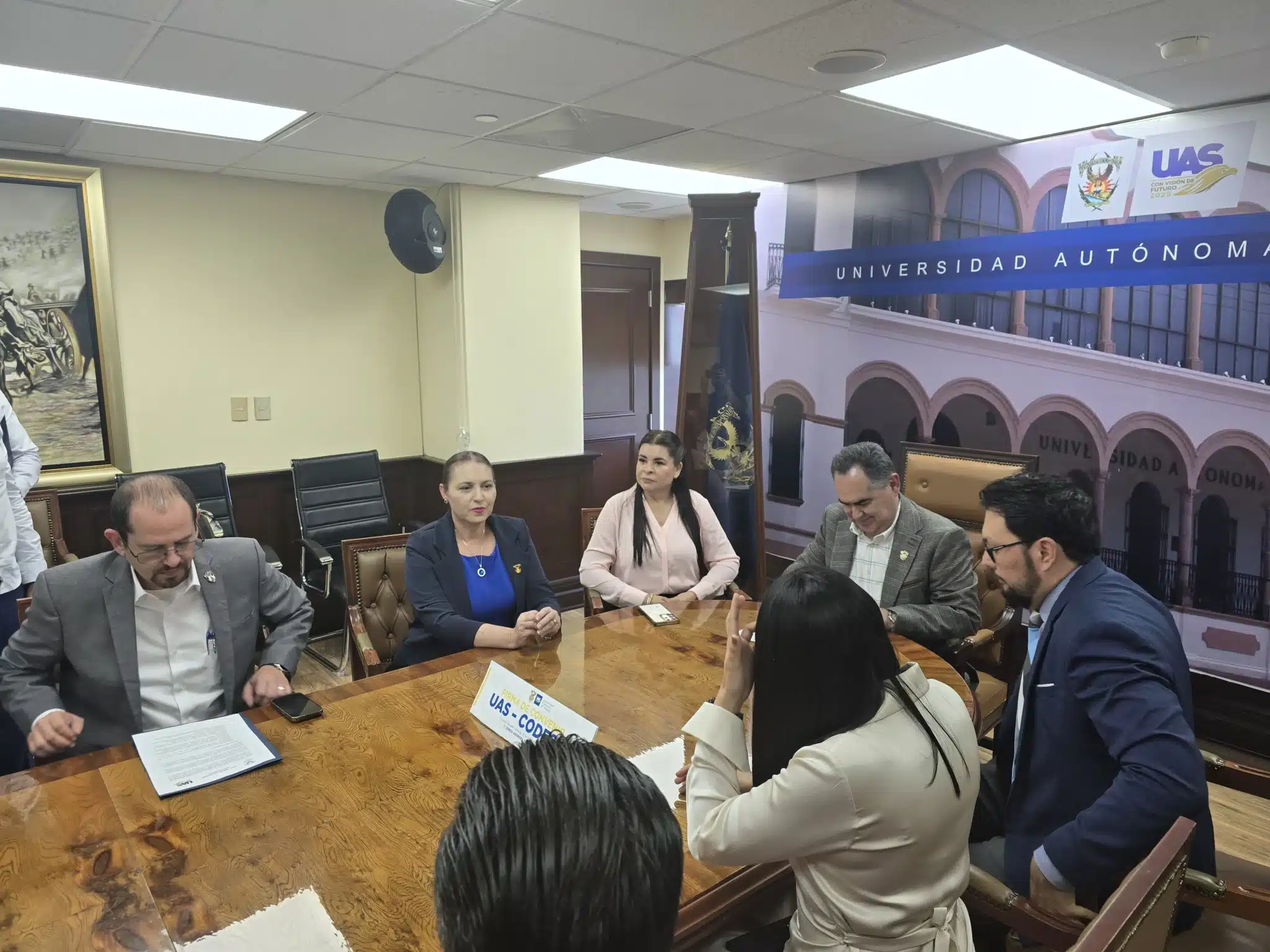 Universidad autónoma de Sinaloa firma convenio con codesin.