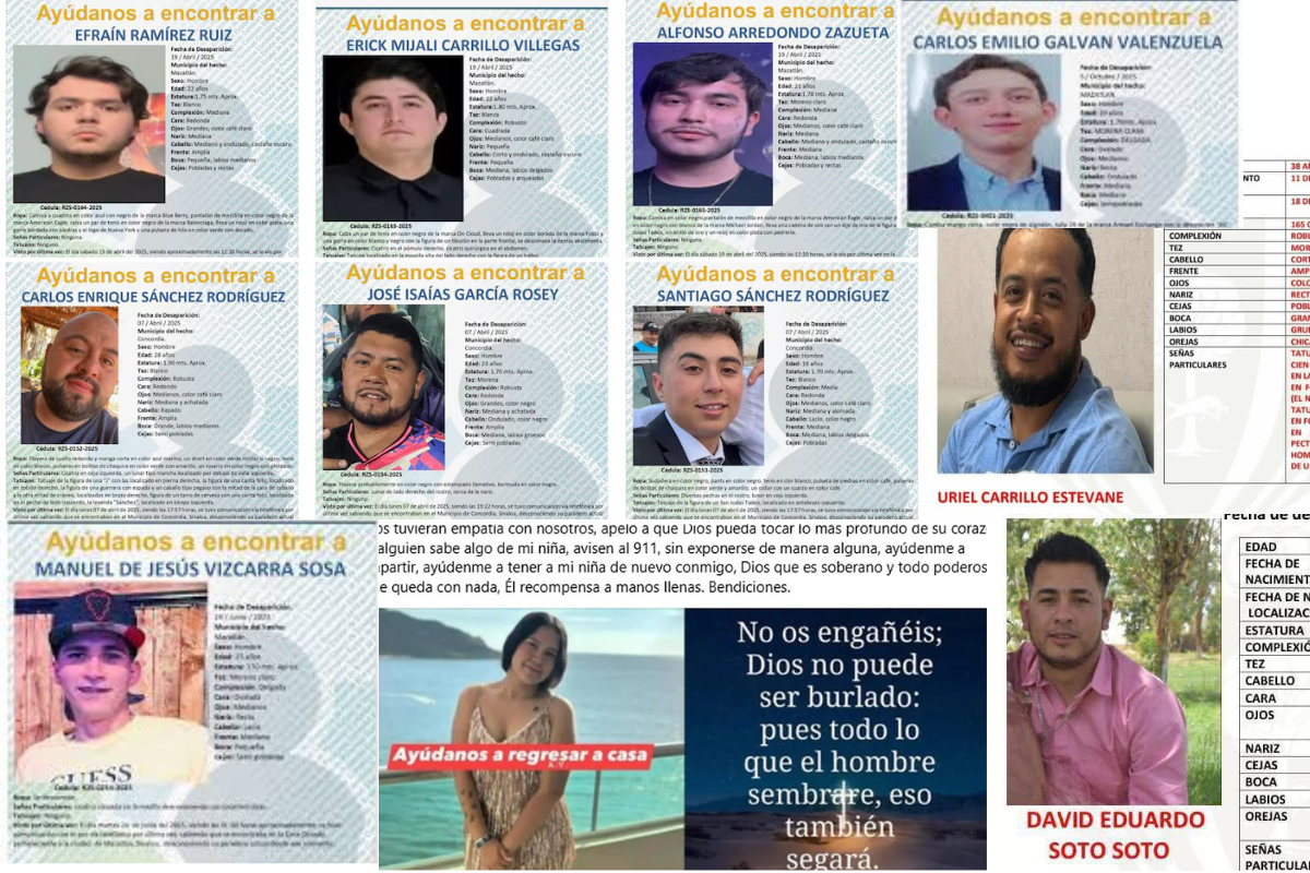 Pese al discurso oficial sobre seguridad, la violencia en Sinaloa durante 2025 alcanzó a turistas en Mazatlán con desapariciones y asesinatos documentados.
